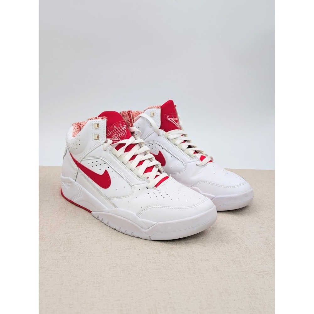 Nike Air Flight Lite Mid Scottie Pippen Sneakers 9.5 White University Red DJ2518